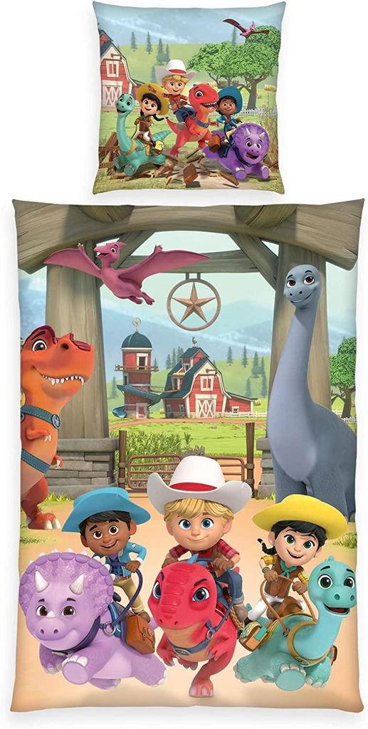 HERDING Dino Ranch Bettwäsche - Friends - Produktbild 