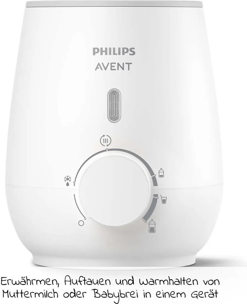 Philips AVENT SCF355/09 : Chauffe-biberon avec décongélation douce 3min - 5