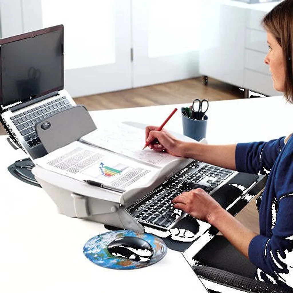 Porte-documents Incliné Fellowes Easy Glide avec Surface de Lecture - 10
