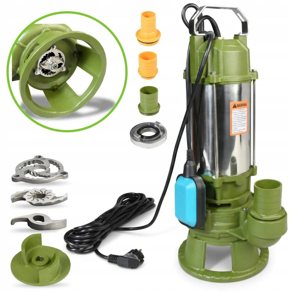 Pompe de relevage eaux d'égout MORO 1100R broyeuse avec flotteur 1100W
