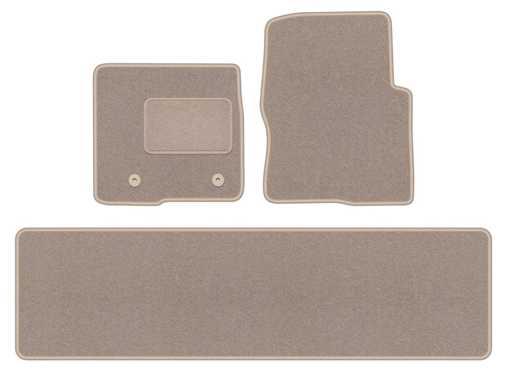 Auto-Fußmatten Velours beige für: Ford F150 XI 2003-2008 Supercab