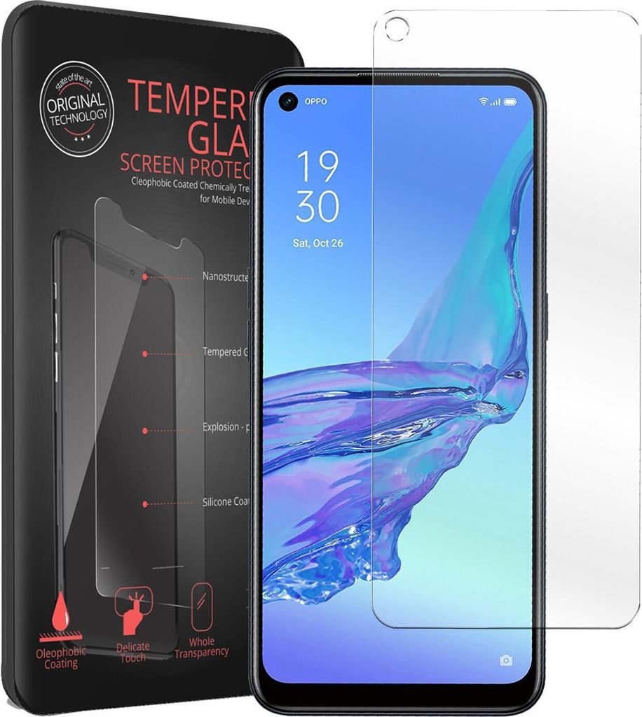 2x Conie Glasfolie für OPPO A53 / A53s Displayschutz Folie Panzer Glas Premium Schutzfolie Set Blasenfrei