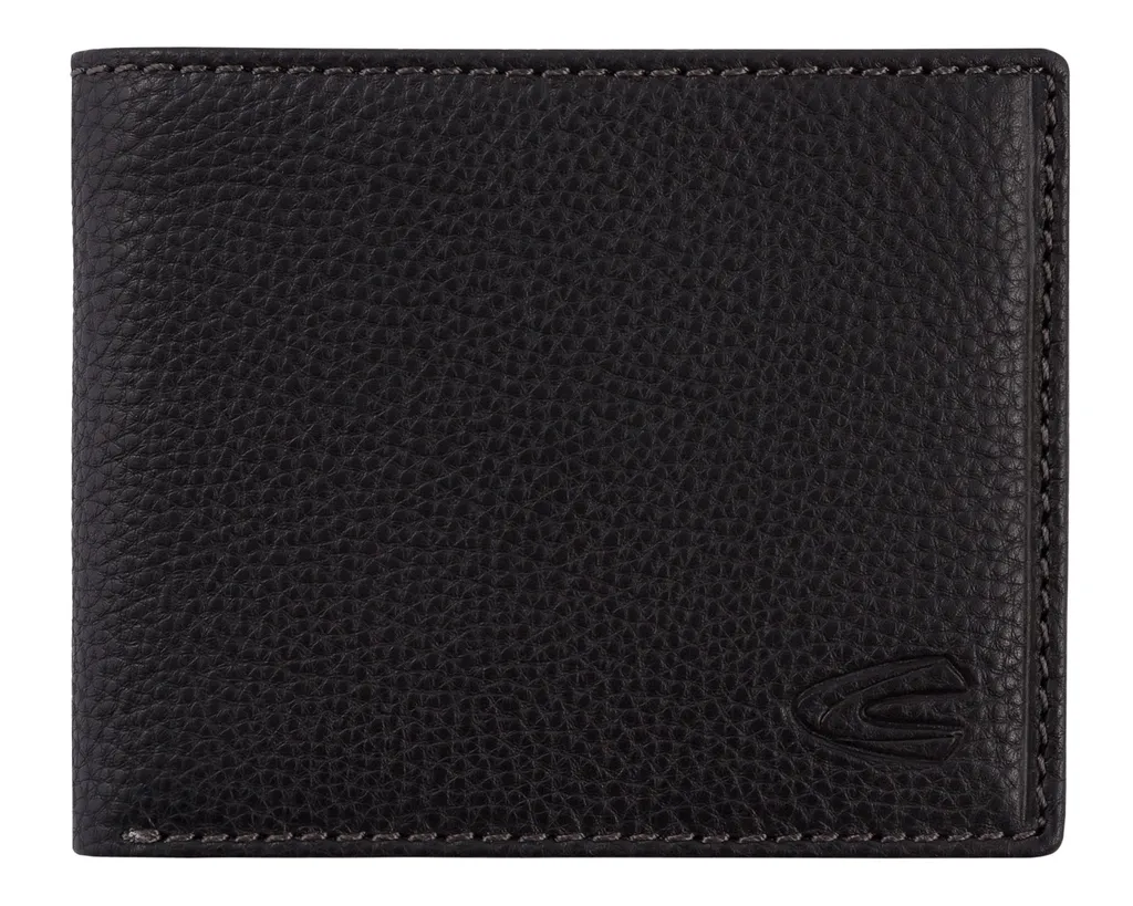 Portafoglio Elegante Camel Active Macau Nero Pelle - Accessorio Uomo