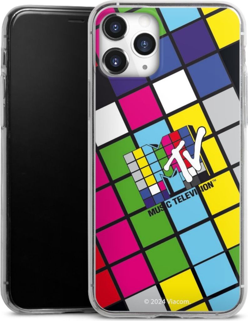 DeinDesign Slim Hülle für Apple iPhone 11 Pro Silikon Case Ultra Dünn Handyhülle Fanartikel Offizielles Lizenzprodukt MTV Music Televison