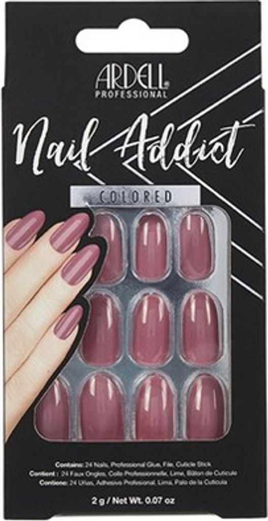 Ardell | 28 Tips - Künstliche Nägel - |Rosa| - Größe L - Tips - Nagelkleber - Sweet Pink - Komplettset
