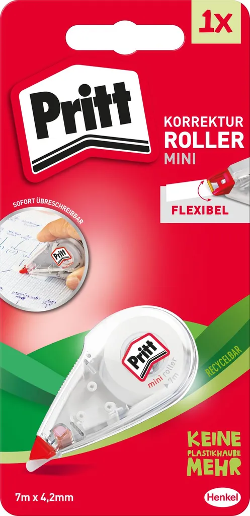 Ruban Correcteur Pritt Flex 4,2 mm Mini Roll - Application Précise 9H