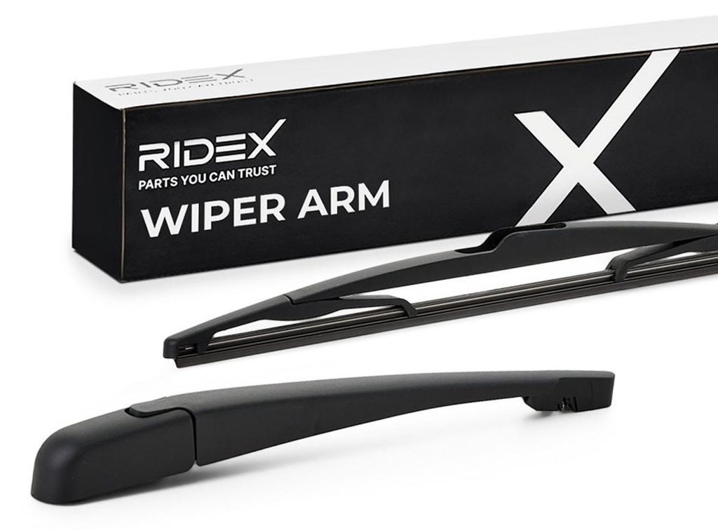 RIDEX 301W0027 Wischerarm Scheibenwischerarm Hinten passend für PEUGEOT 307 (3A/C) 350mm mit Wischblatt