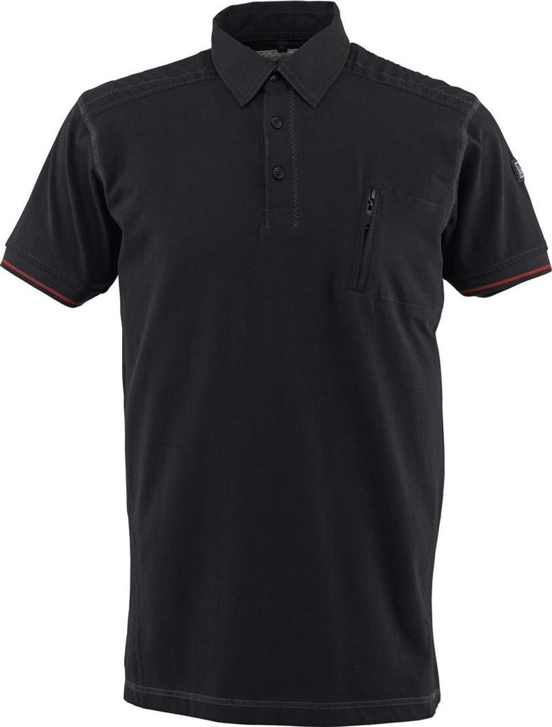MASCOT Kreta Polo-shirt Größe S, schwarz | Packung (1 Stück)