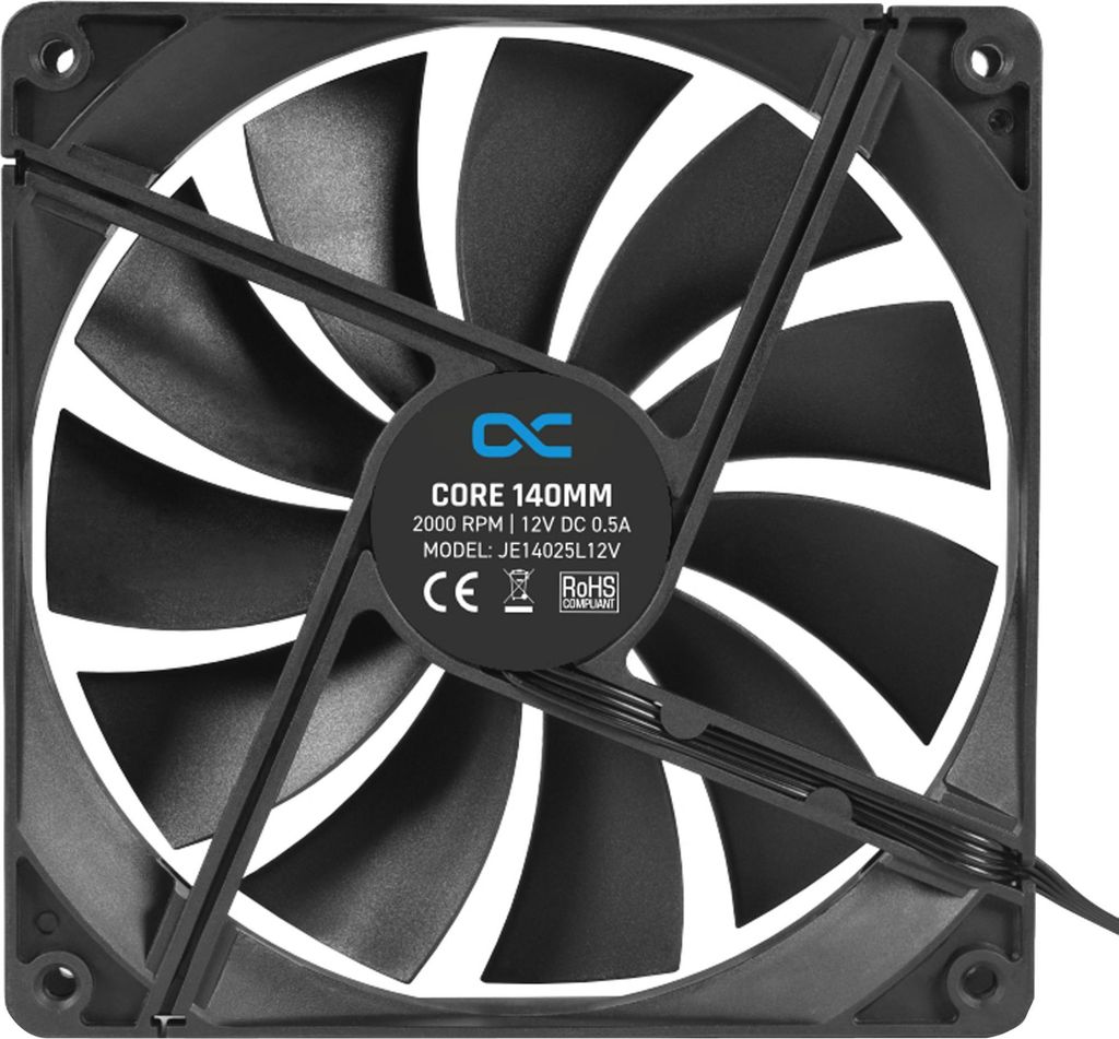 Alphacool Core 140mm Lüfter PWM 2000rpm, Gehäuselüfter