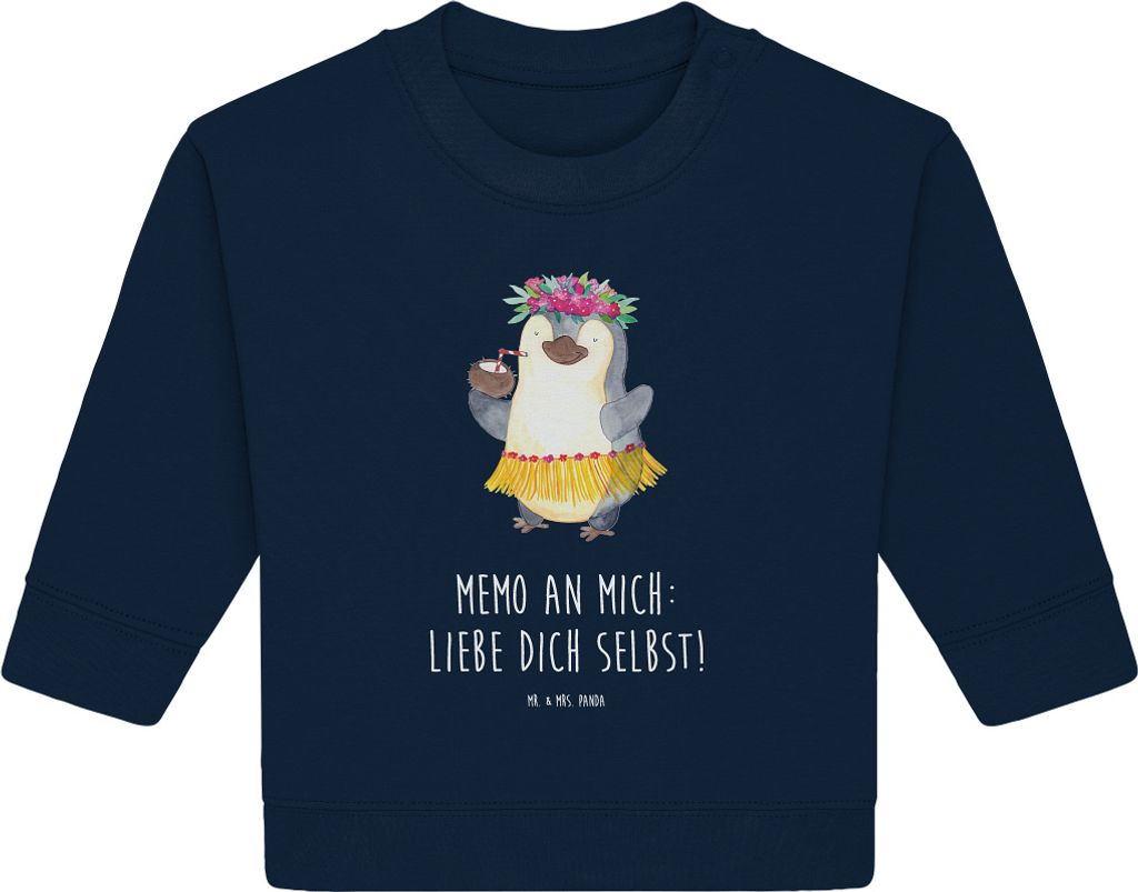 Mr. & Mrs. Panda Organic Baby Pullover Pinguin Kokosnuss Produktbild 