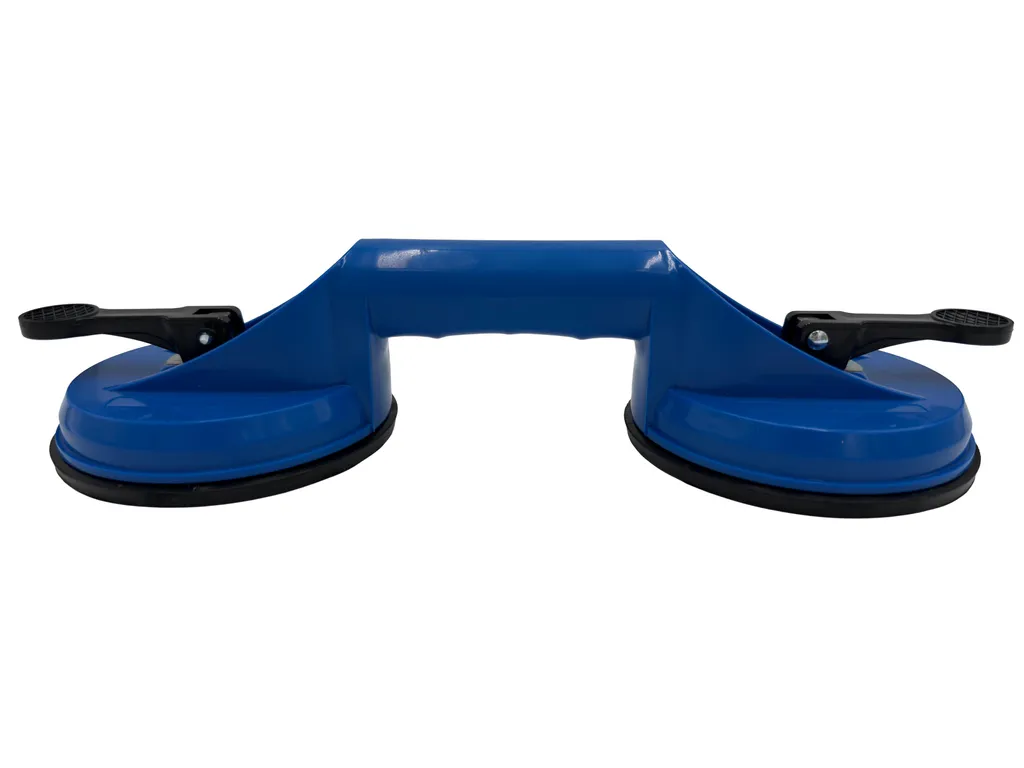 Ventouse double Ø 115 mm en ABS avec leviers de blocage rapide