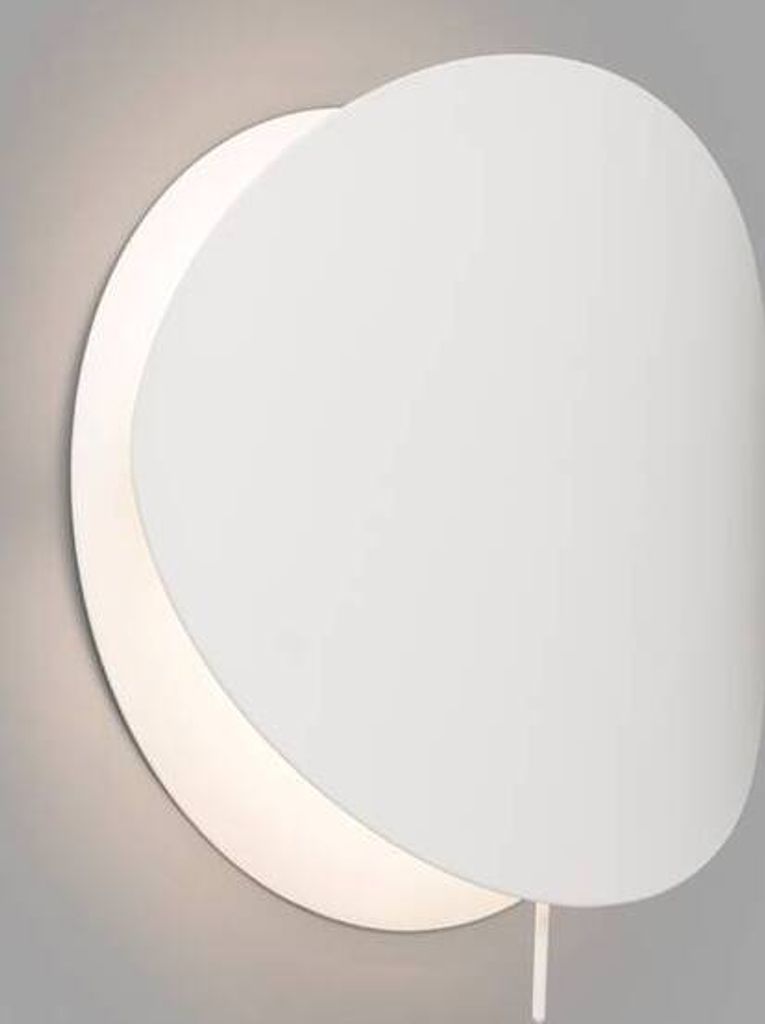 Ovo H19 1-lumière applique blanche mate Image du produit 