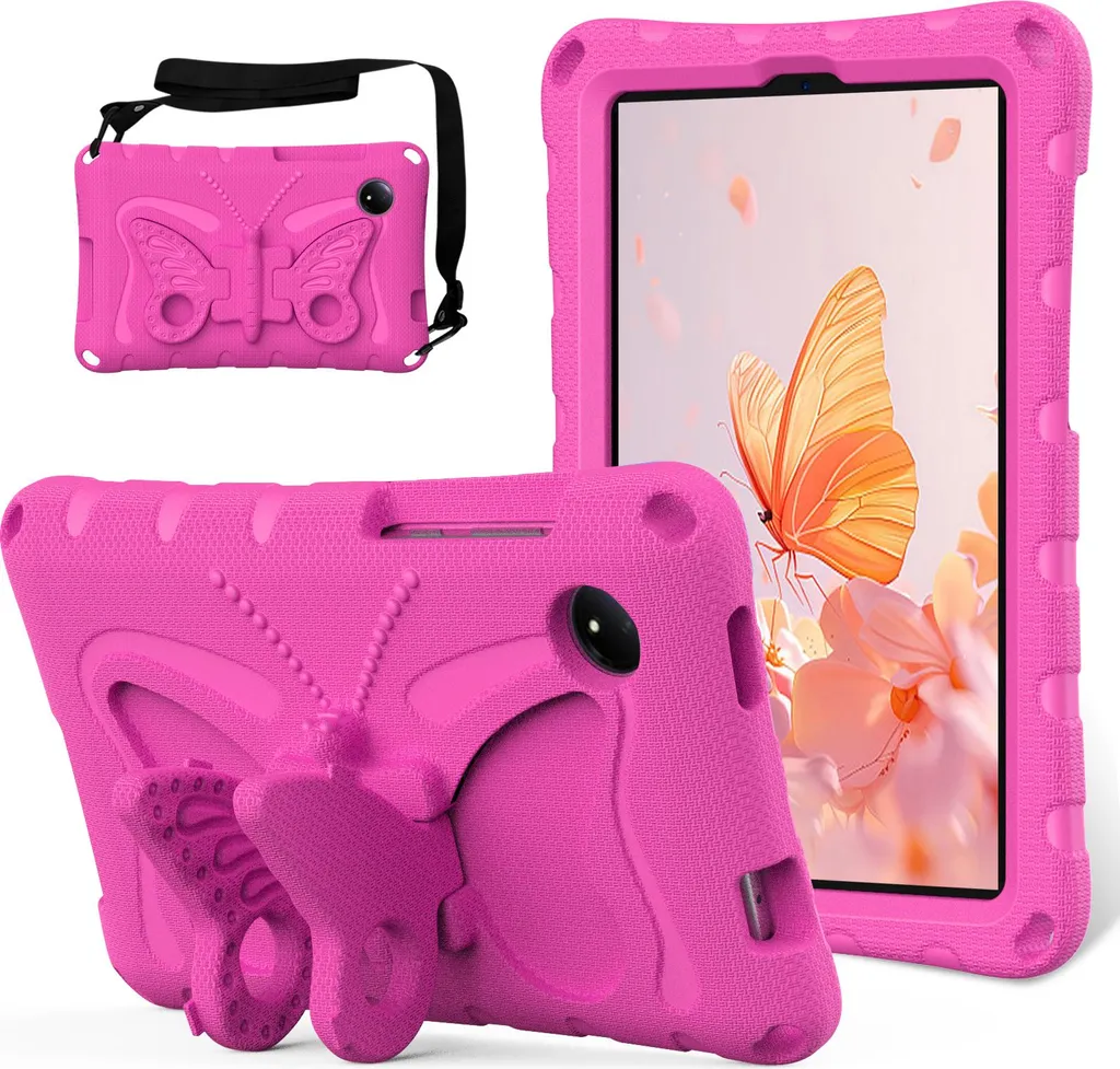 Regalo Perfetto: Cover Farfalla Rosa per Xiaomi Redmi Pad SE 8.7 2024