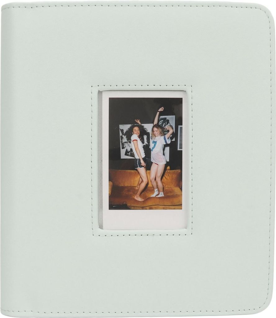 Instant Fotoalbum 288 Taschen 2x3 Binder Fenster Cover Kunstleder Bilderbuch für Mini 12 11 9 3in Karten Grün