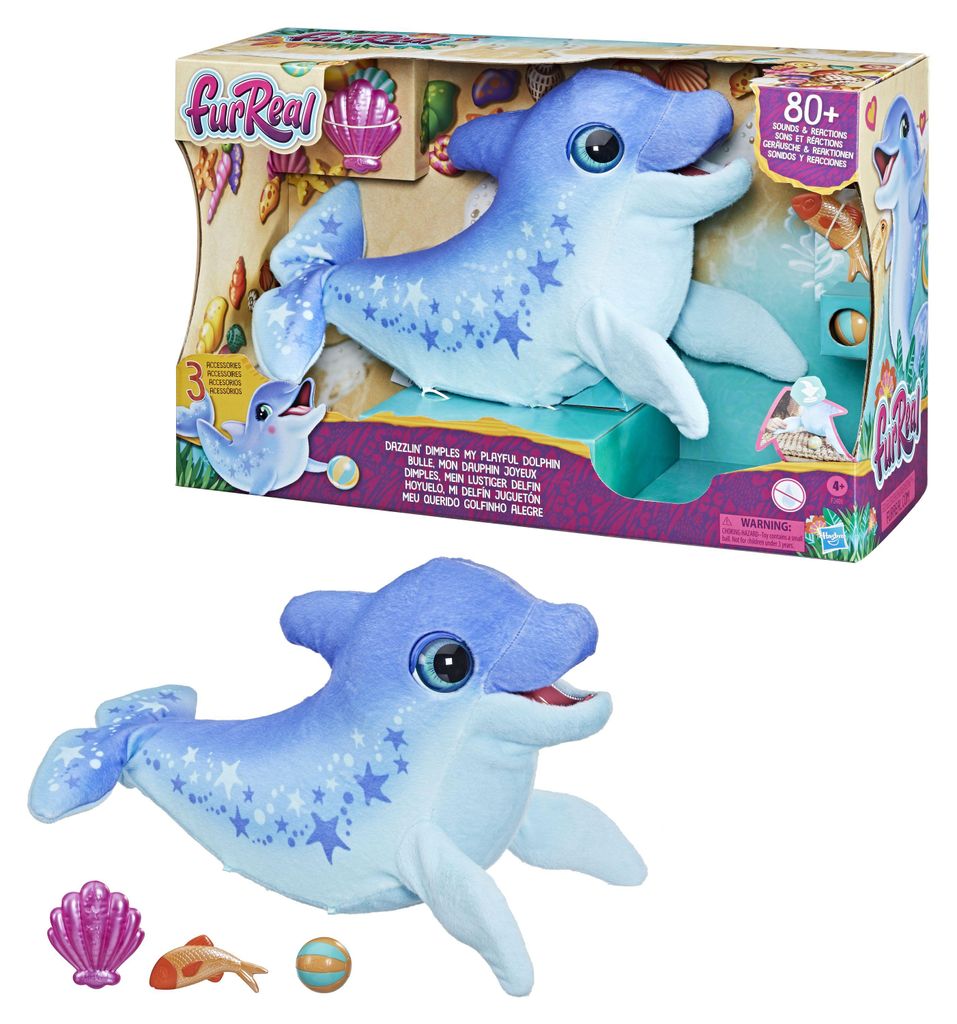 FurReal Dauphin en peluche amusant de Hasbro Image du produit 