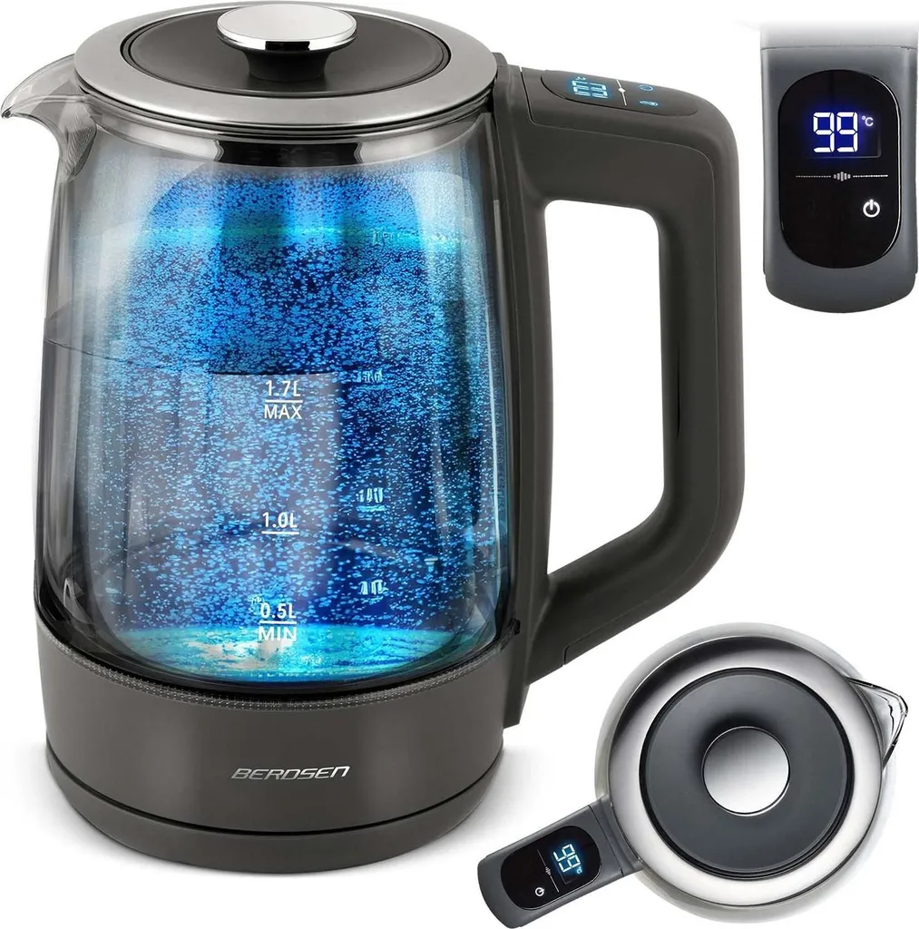 Prezzo Shock Bollitore Berdsen BD-711 Vetro 1.7L | Solo Oggi