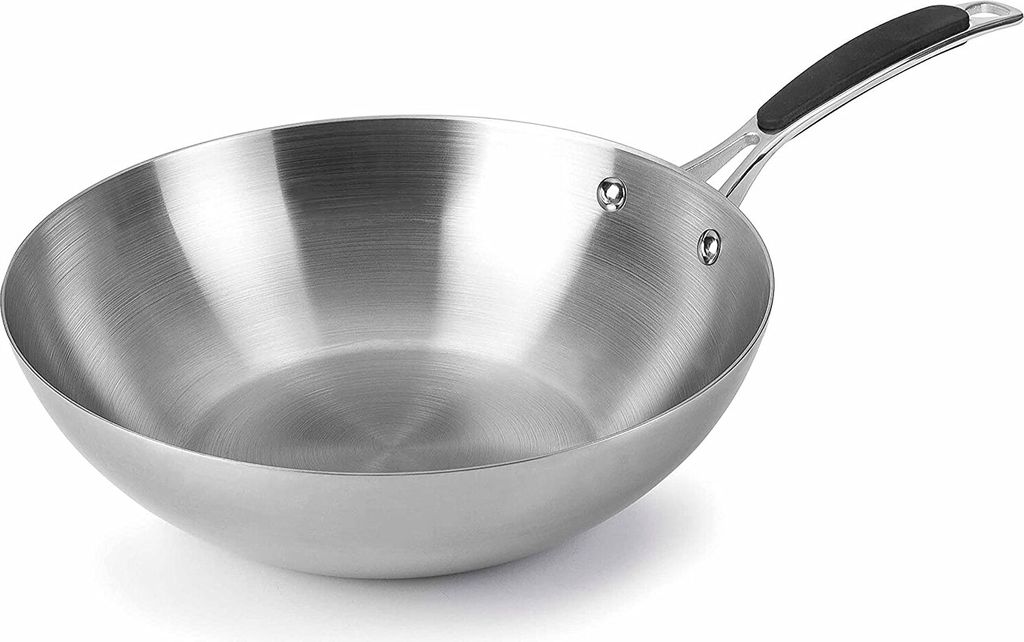 LACOR Wok, TRI-Métal, 28 cm, Trimétal, Gris Image du produit 
