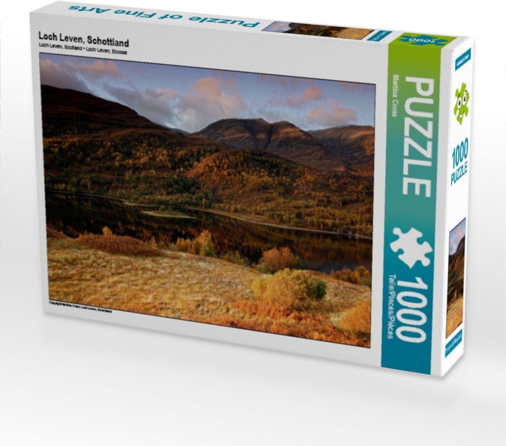 Calvendo Loch Leven, Schottland 1000 Teile Puzzle quer 640x480mm, Cross Martina; 7294885