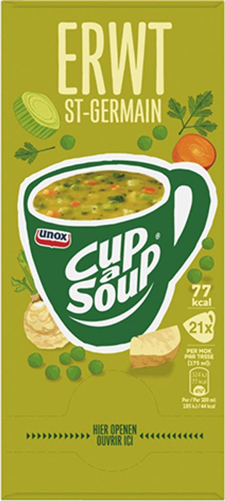Unox-Cup-a-Soup-Erbsensuppe 175 ml Produktbild 