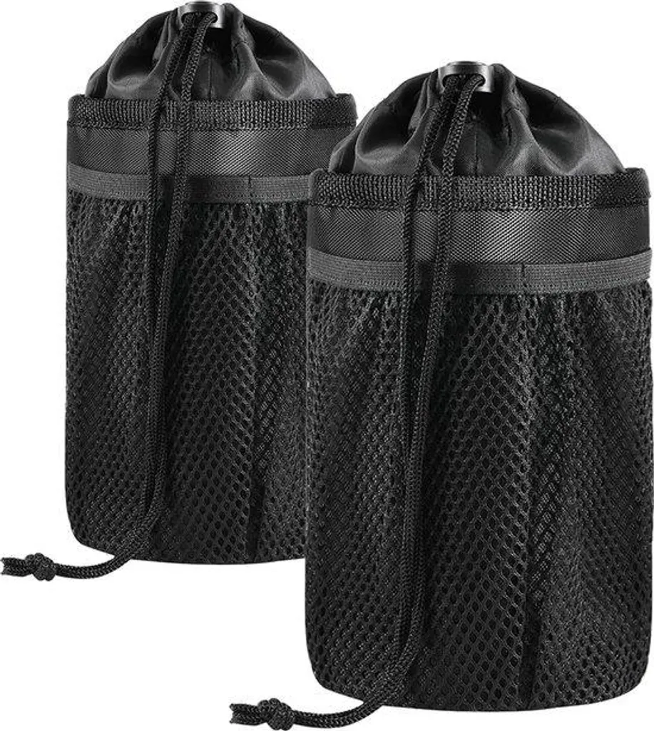 Bidon Isotherme Vélo 750ml avec Porte-bidon Noir en Alliage Léger