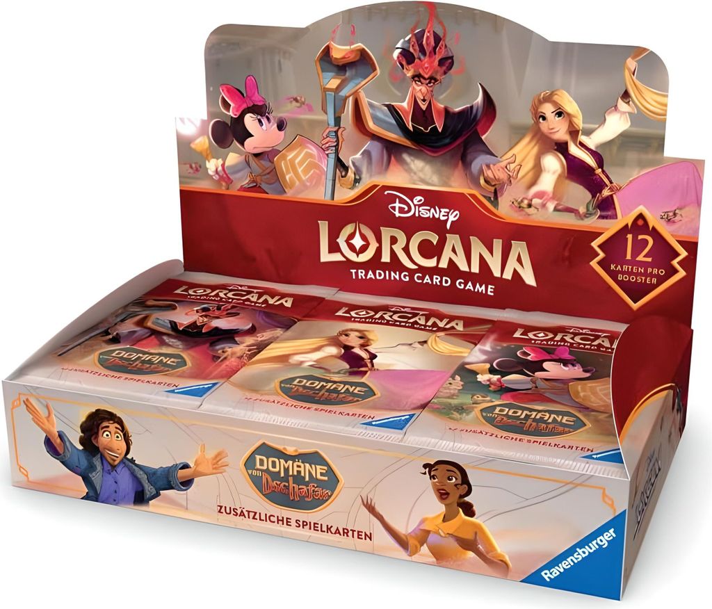 Ravensburger Disney Lorcana Trading Card Game: Set 8 - Booster Display mit 24 Booster Packs (Deutsch)
