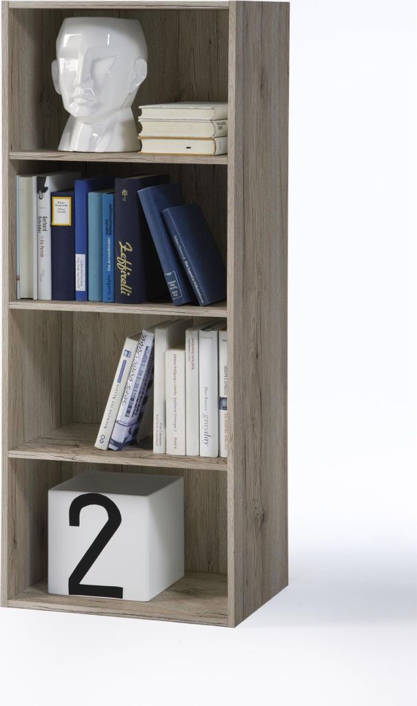 Regal >Kenosha< in Sonoma-Eiche - 42x106x29cm (BxHxT)