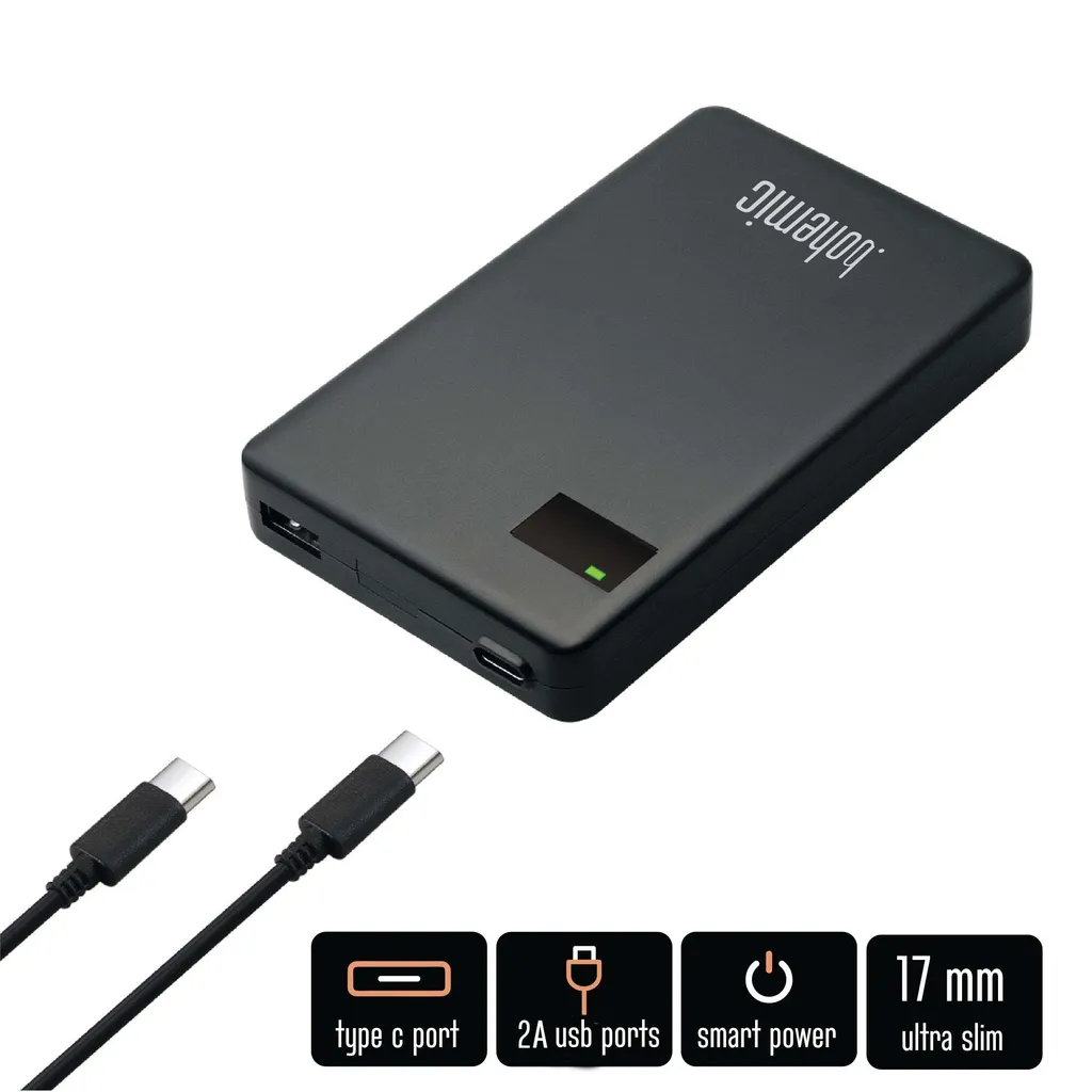 Chargeur de voyage 60W mince pour ordinateur portable de bureau