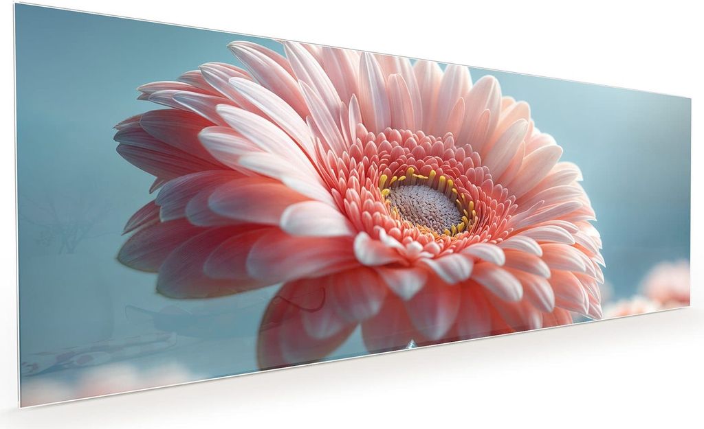 Küchenrückwand Spritzschutz Glas mit Motiv Blumenpracht 40 x 40 cm