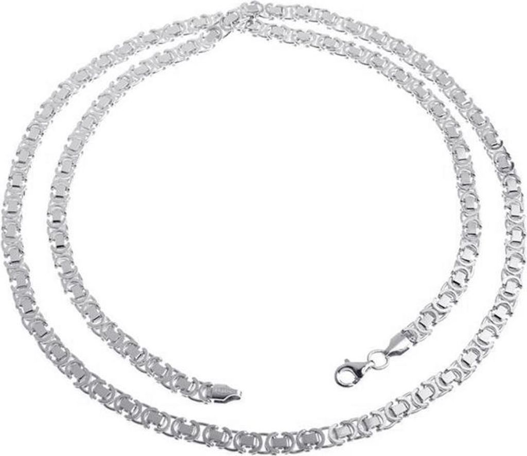 SILBERKETTEN STORE Königskette, flach 4,6mm - 925 Silber, Produktbild 