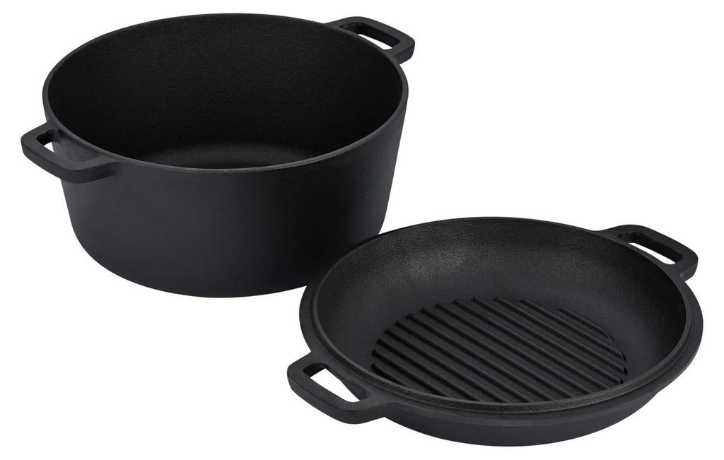 Dutch Oven CI 350, Ø 26 cm, 2-in-1 Brat- und Kochtopf, Produktbild 
