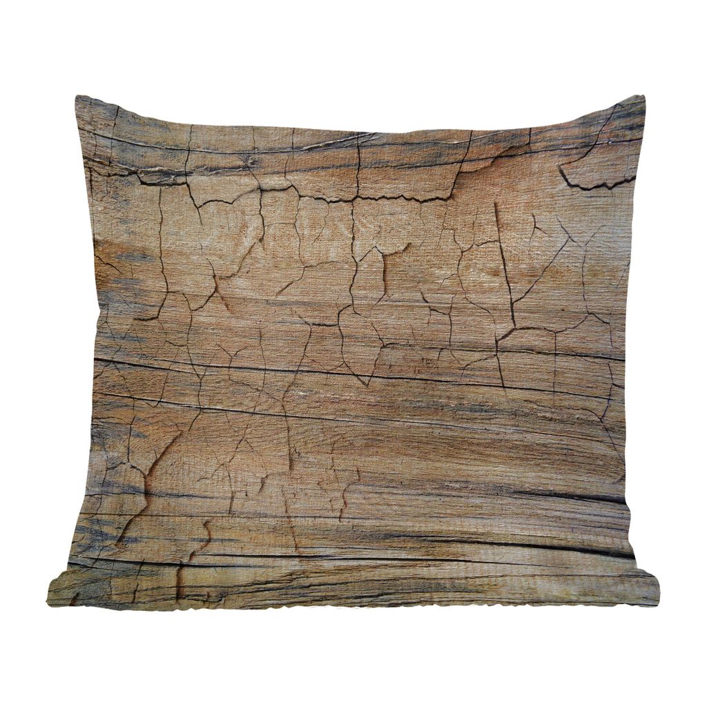 MuchoWow Zierkissen Sofakissen Wohnzimmer Dekokissen 45x45 cm Holz - Farbe - Industrie - Schlafpolster - Polster für das Sofa