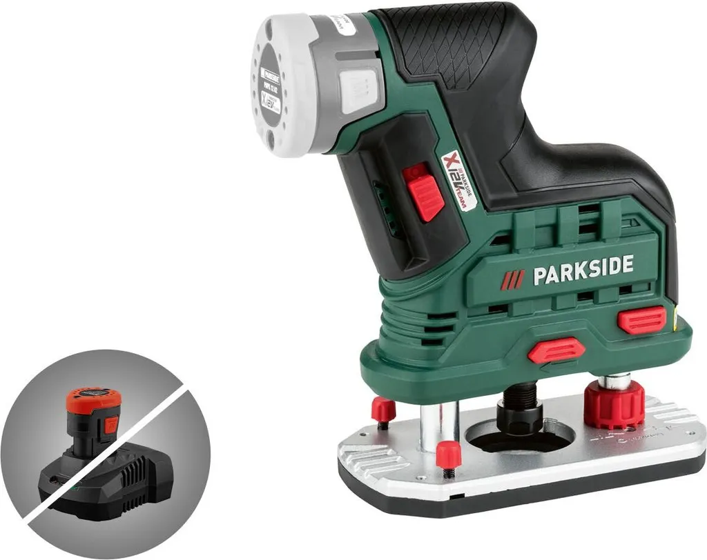 Fresatrice superiore Parkside POFA 12 A2 12V | Solo Corpo Macchina