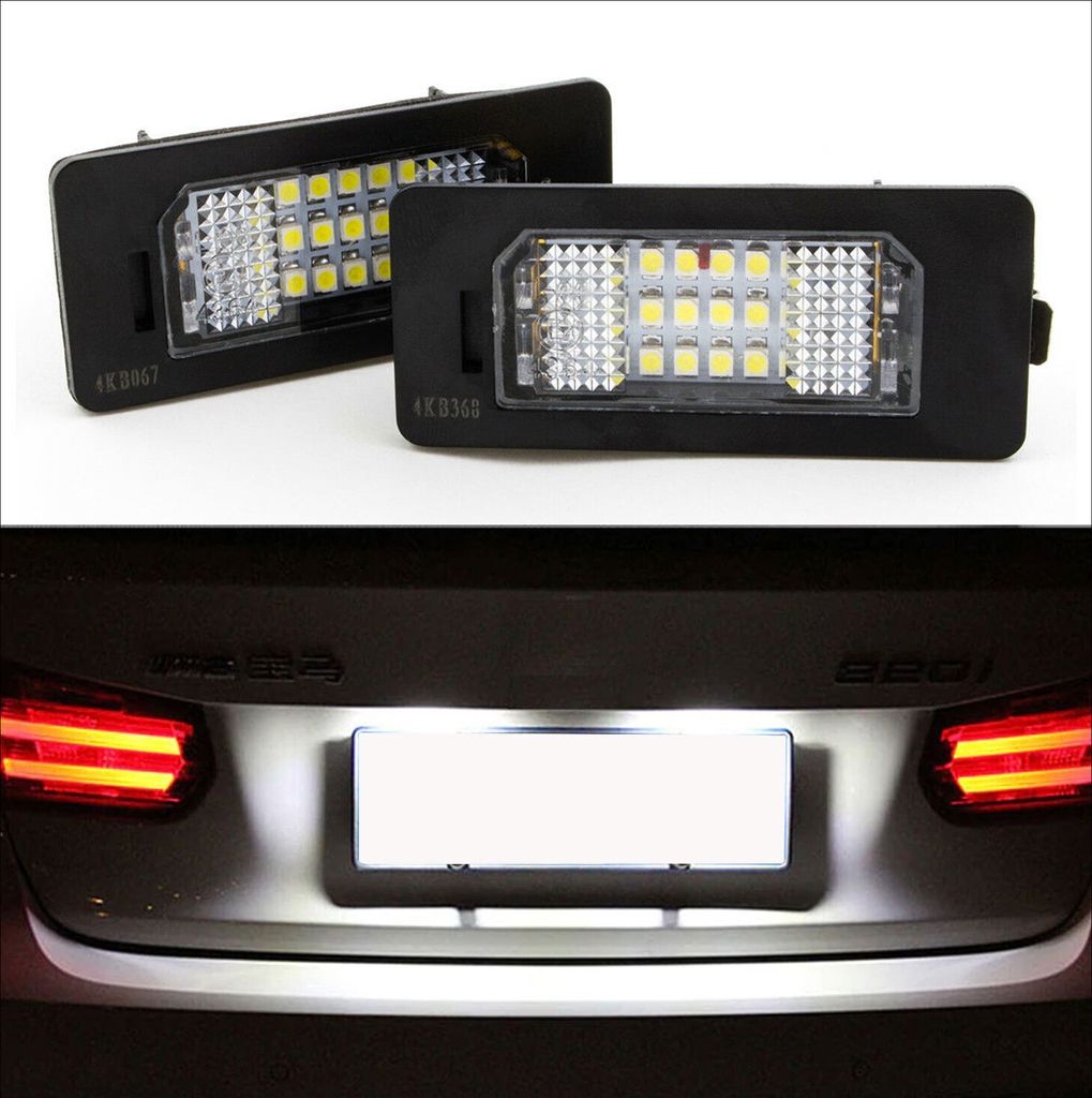 LED PREMIUM Kennzeichenbeleuchtung für BMW F10 F11 F30 F31 F32 F34 F25 F48 E84