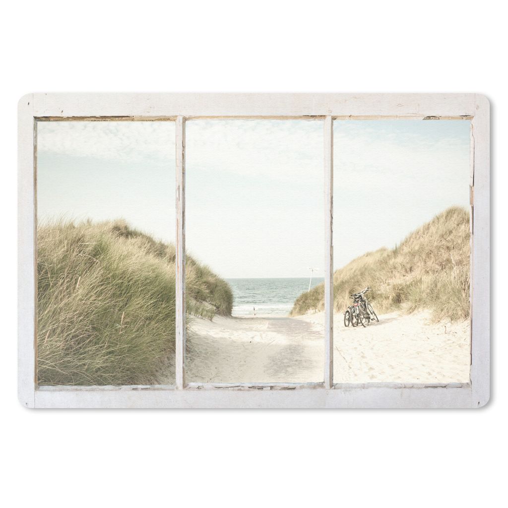 MuchoWow Schreibtischunterlage Aussicht - Strand - Meer 60x40 cm - XXL Mauspad - Großes Mauspad