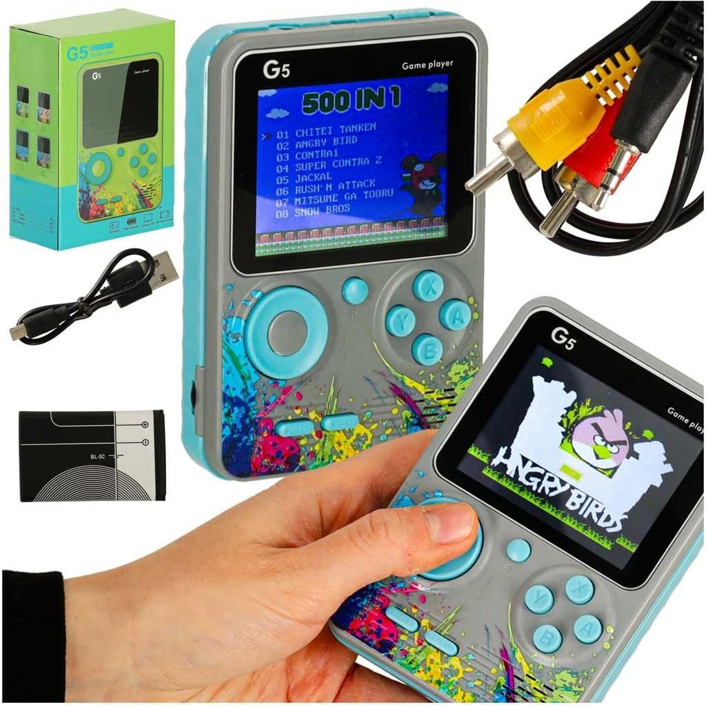 Tragbare Retro-Mini-Spielekonsole Produktbild 