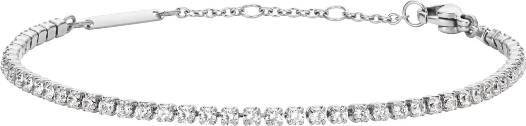 Bracelet tennis acier DW00400386 : bijou durable qui ne noircit pas