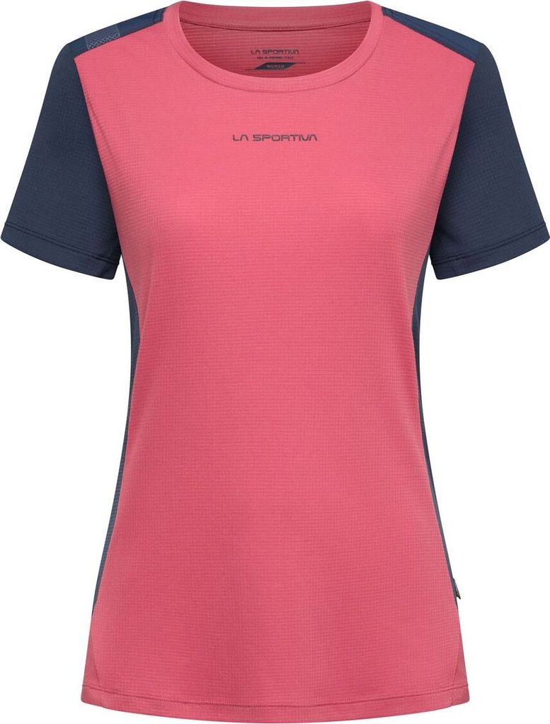 Ridge T-Shirt W, Mountain Hiking, Woman, T-Shirt, P13B46 Rosebay/Night Sky, L - La Sportiva