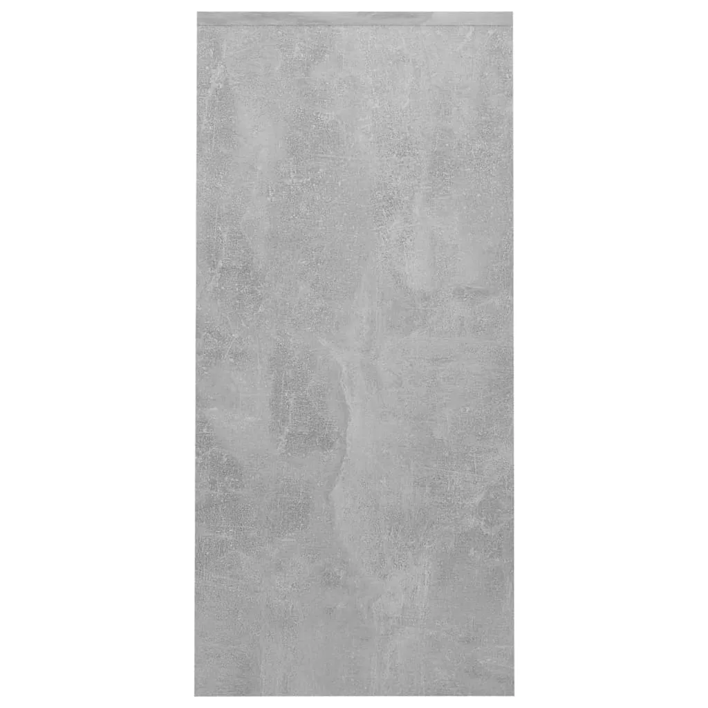 Scrivania Computer Grigio Cemento 103x35x75 cm - Mobile Ufficio Slim - 4