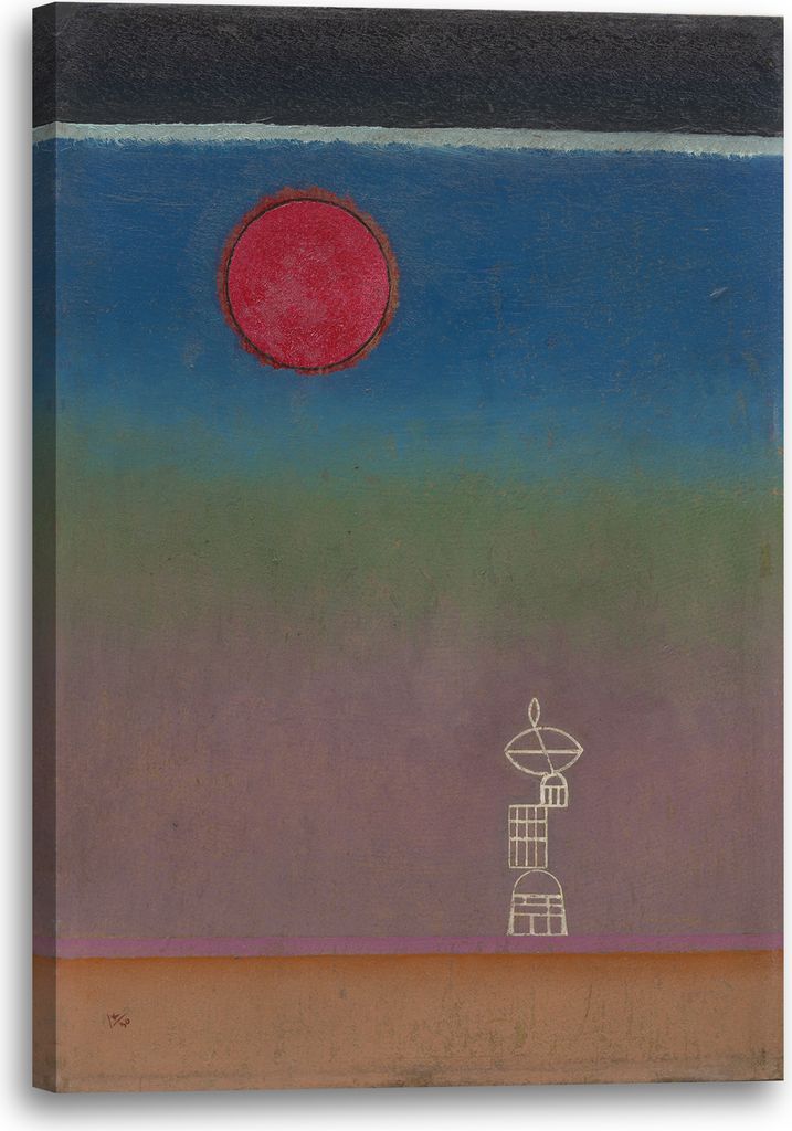Leinwandbild (60x80cm): Wassily Kandinsky - Fern (1930), echter Holz-Keilrahmen inkl. Aufhänger, handgefertigt in Deutschland