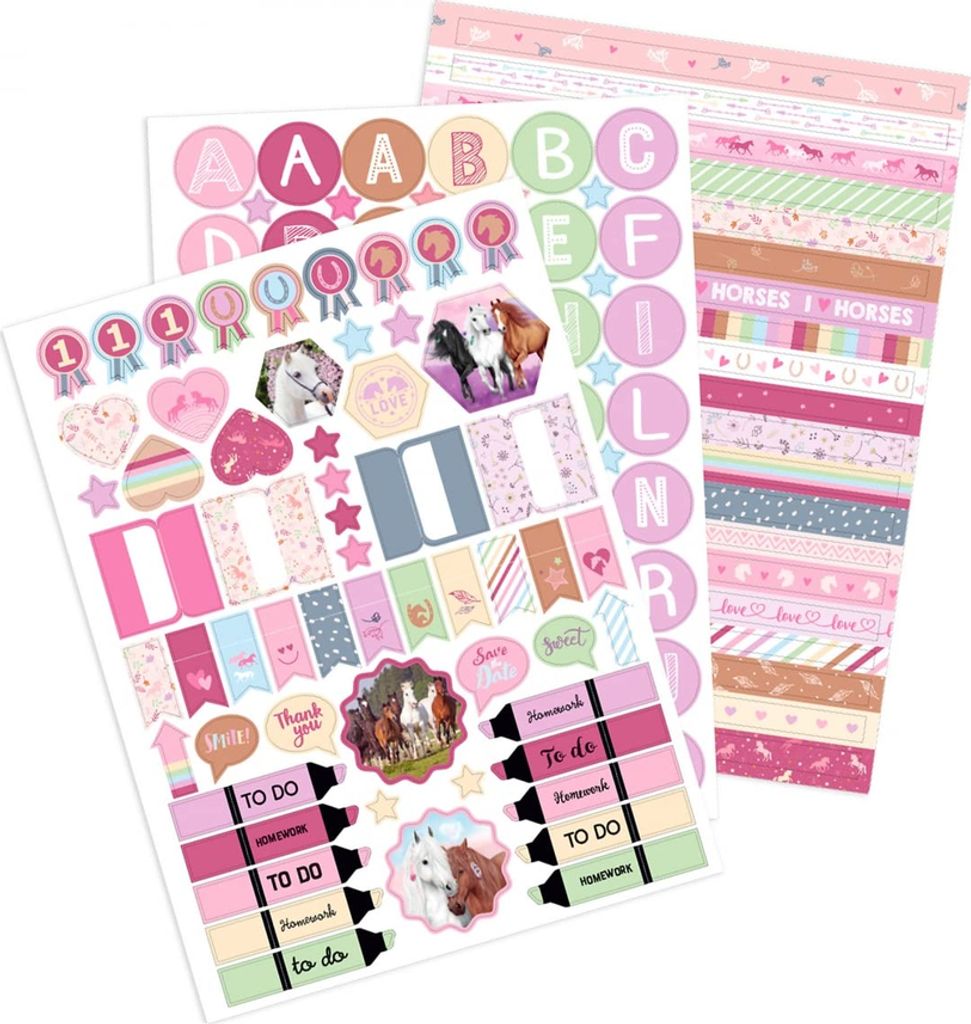 DEPESCHE Bastelset Miss Melody Paper Fun Book mehrfarbig Produktbild 