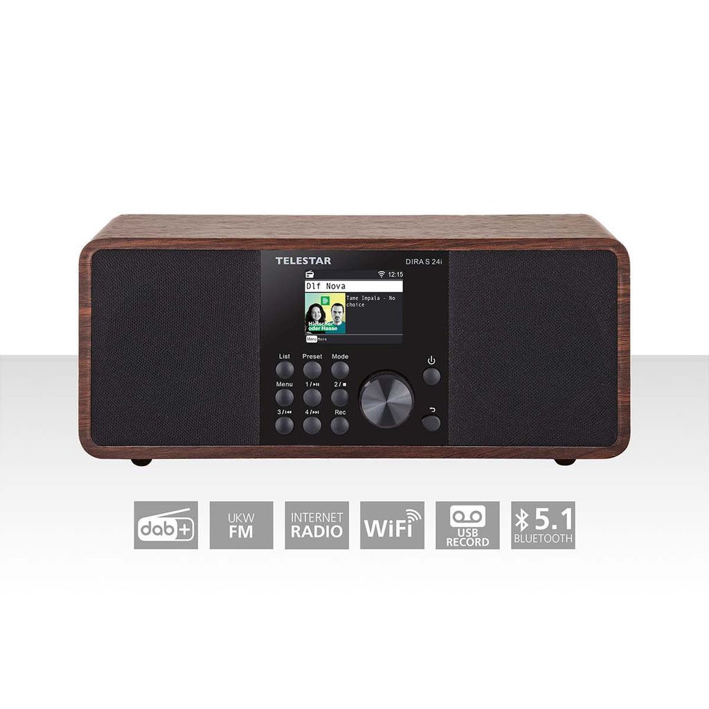 DIRA S 24i Multifunkční stereo rádio DAB+ / FM / Internet / Obrázek produktu 