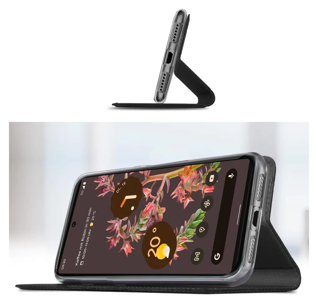Cover Google Pixel 8a Libro Robusta - Flip Case Protettiva Slim - 6
