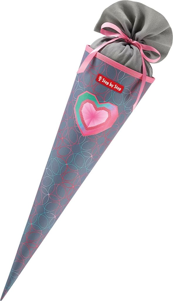Step by Step Schultüte ,mit eingenähtem Bändchen Produktbild 