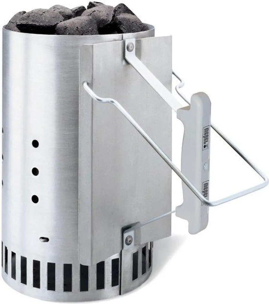 Allume-feu charbon de bois en aluminium 20 cm - Ustensile Barbecue