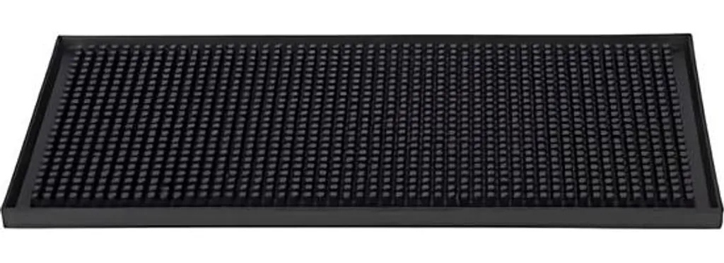 Bac d'égouttage noir 30 x 15 cm en plastique pour un séchage rapide