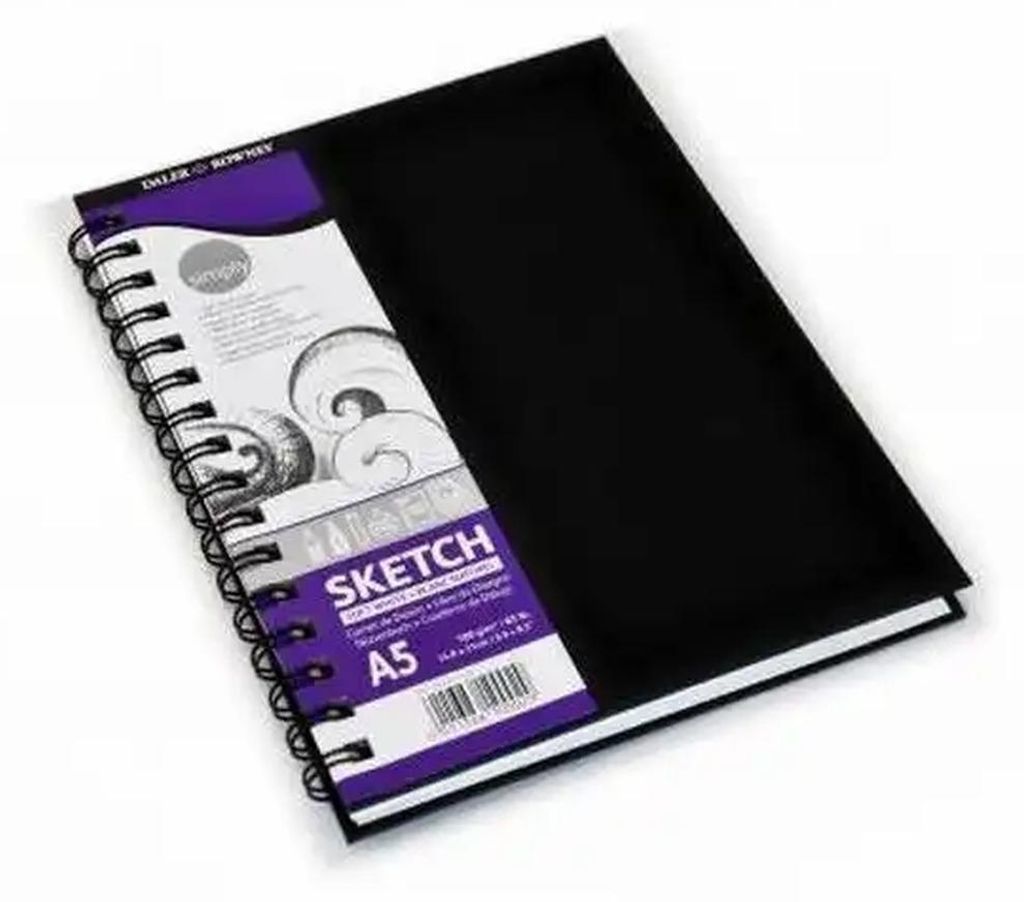 DALER-ROWNEY D482254500 Quaderno per schizzi - A5, 100 Immagine del prodotto 