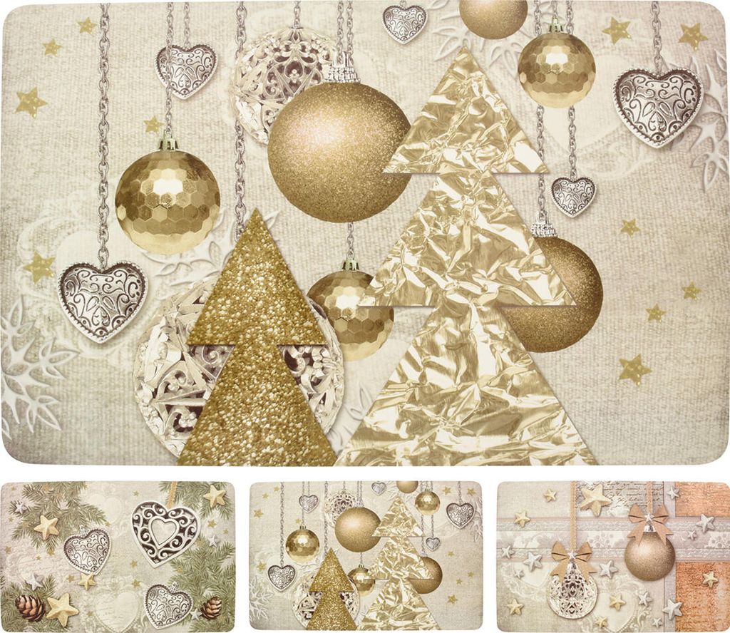 prostírání PH VÁNOČNÍ 43,5x28,5cm 3 dekory, mix