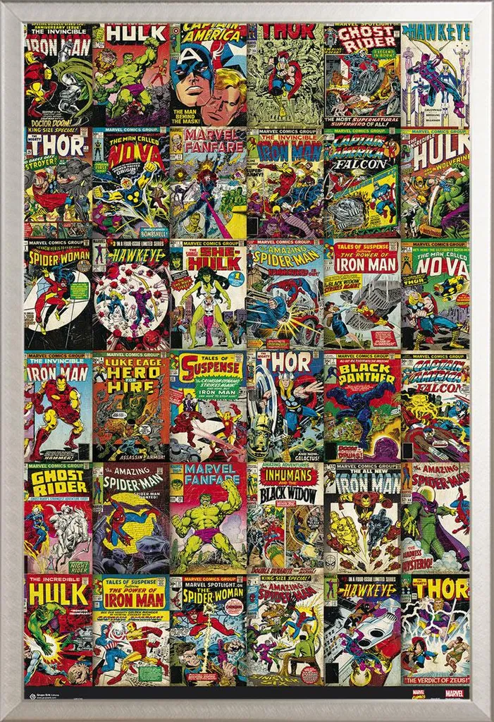 Décoration Murale Marvel Poster Encadré Shinsuke Aluminium 61x91,5 cm
