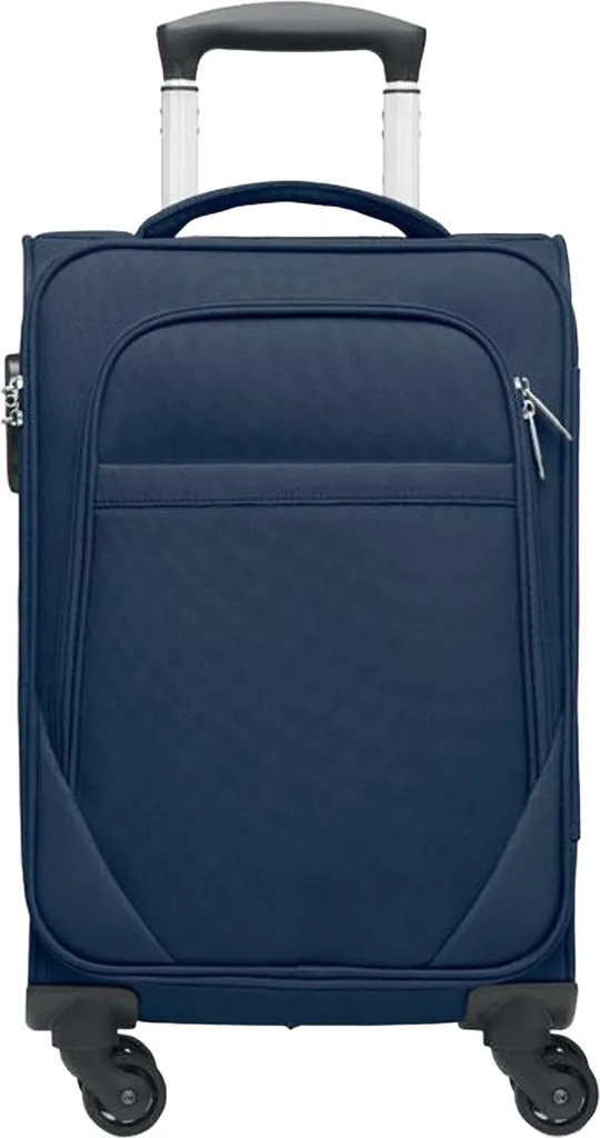 Sac à roulettes Voyage pour déplacements pro et weekend en rPET Bleu uni
