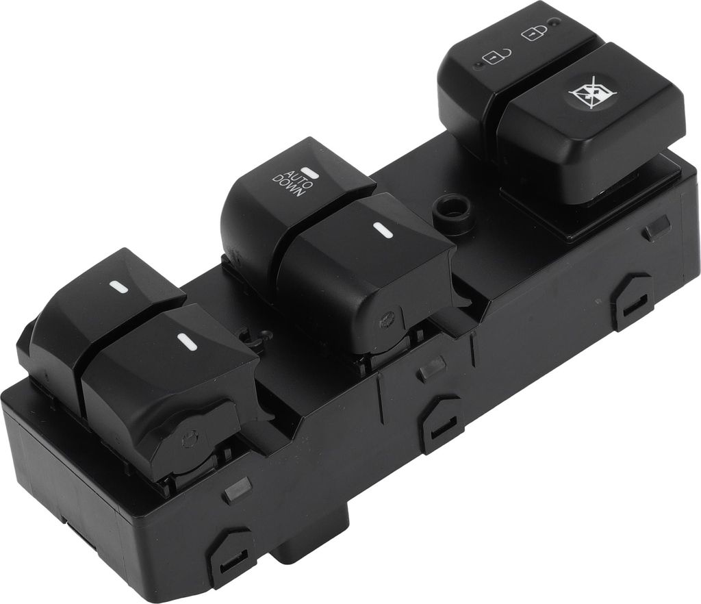 Elektrischer Fensterschalter Nr. 935703X032RY Vorderer linker Fahrerseiten-Fenstersteuerungsschalter für Hyundai Elantra 2012-2016 Schwarz